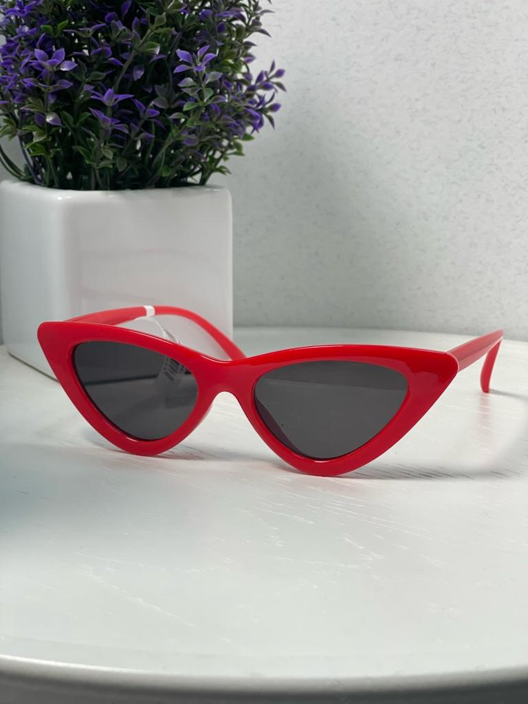 

Урожай жіночі сонцезахисні окуляри Окуляри Мода Відкритий пляжний відпочинок Сонцезахисні окуляри червоний