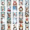 50-Set Creative Snowfield Cartoon Stickers for DIY Phone Cases, Water Bottles, and Notebooks