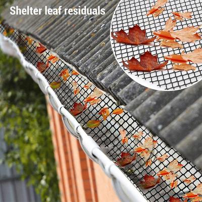 Easy Install Gutter Guard Mesh Roll Plastic Plastic Gutter Guard Netting  Garden
