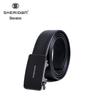 Cinturón de Cuero con Hebilla Automática para Hombre