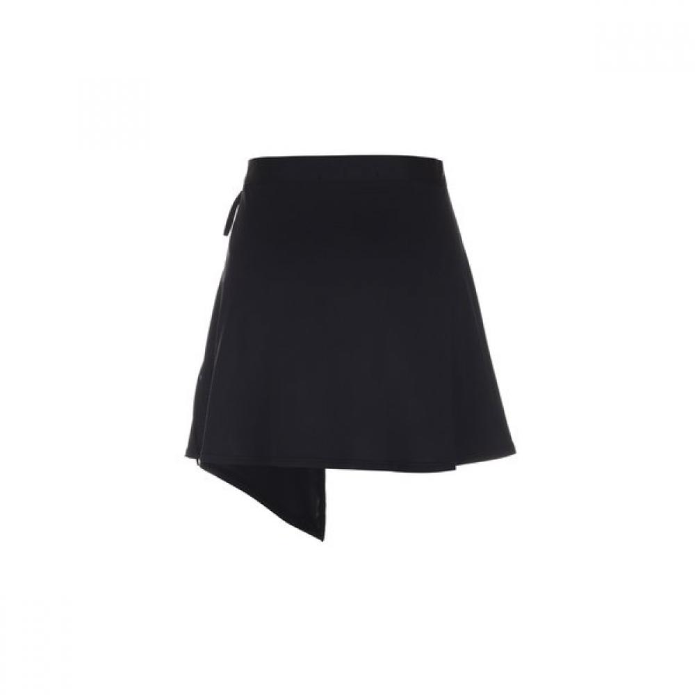 Bermudagrass Cool Cover Up Wrap Skirt Black