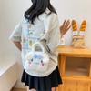 Plush portable small bag female cute soft cute girl heart small satchel new lazy wind messenger bag