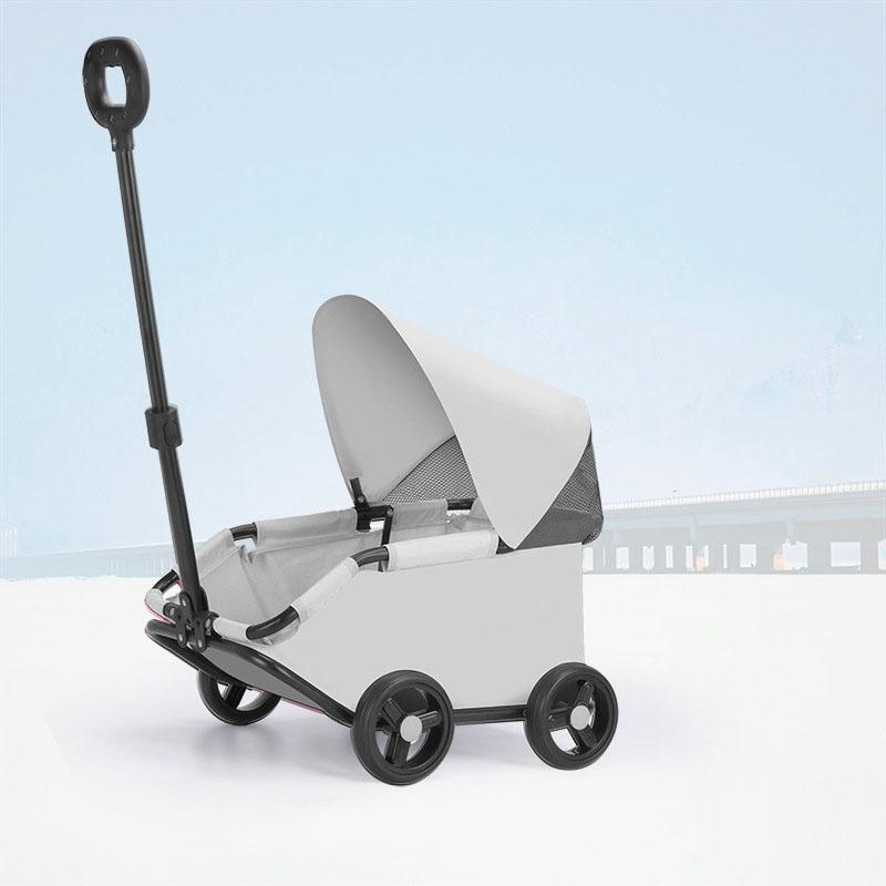 Cochecito de Mascotas Plegable Compacto para Gatos y Perros Carrito de Juguete para Niños con Tirador Transportín para Mascotas para Salidas