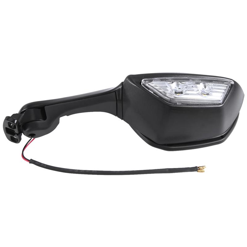 A20F-Motorcycle Side Rearview Mirrors With Turn Signal LED Light For Honda CBR250R CBR300R CBR500R CBR650F CBR650R