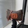 Lässige einfache Frühjahrsmode Schulter kleine quadratische Tasche Damen Trend Unterarmtasche Nischen-Design Umhängetasche