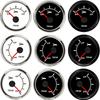 52mm Marine Trim Gauge Waterproof Trim Gauge UP-DN  with Red Backlight for Auto Motor Parts Yacht 9-32V Car Accessories