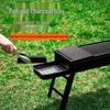 Portable Foldable Charcoal BBQ Grill with Storage