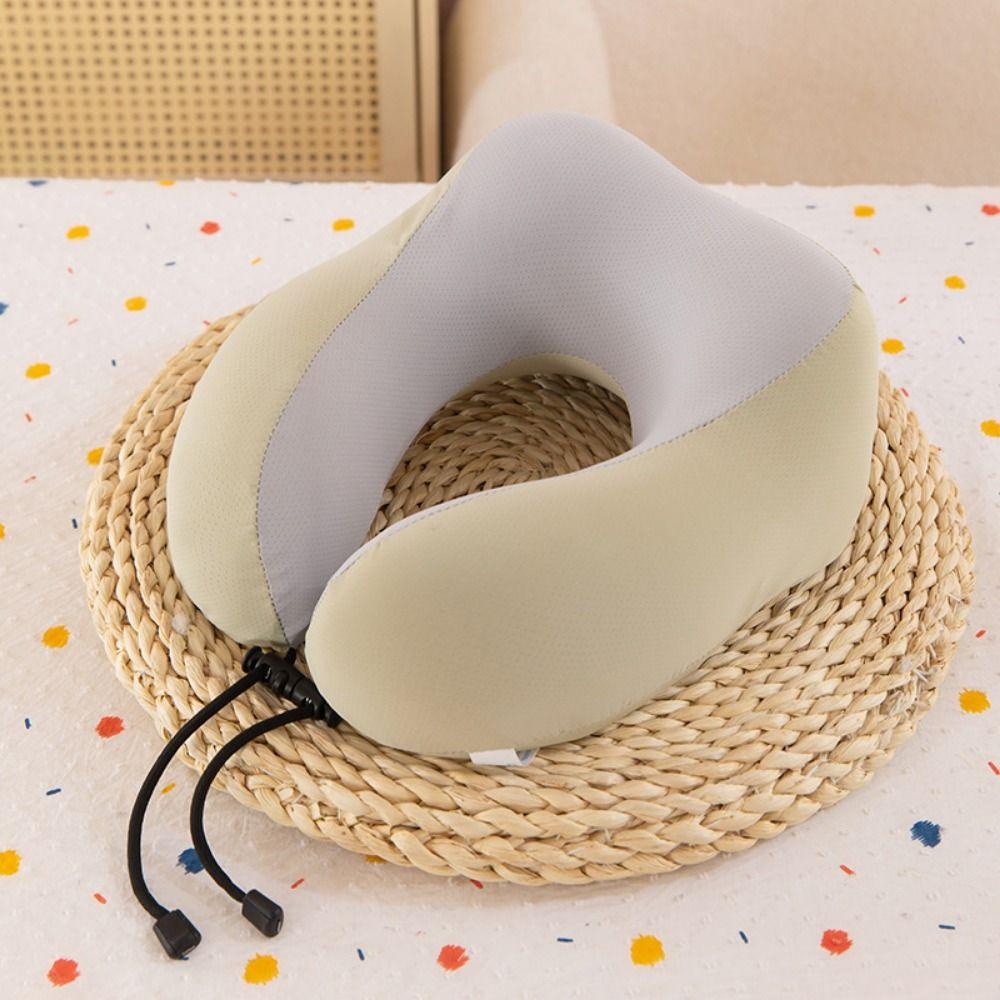 Portable Travel U-shaped Pillow Cooling Napping Neck Pad Soft Sleeping Neck Pillow  Nap