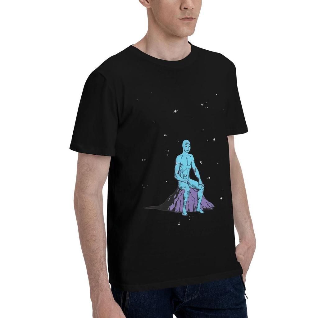 Space Wojak 100 Cotton Casual Breathable Confortable Kawaii Short Sleeve TShirt Men Clothes