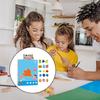 Educational Geometry Workbook Hands on Geometric Shape Activity Book With Folding Geometric Model For Kid Preschooler