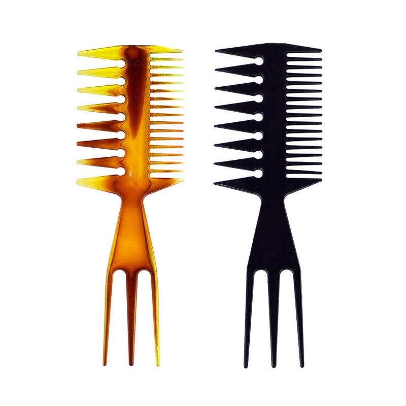 Men's 3-in-1 Black Wide Tooth Styling Comb