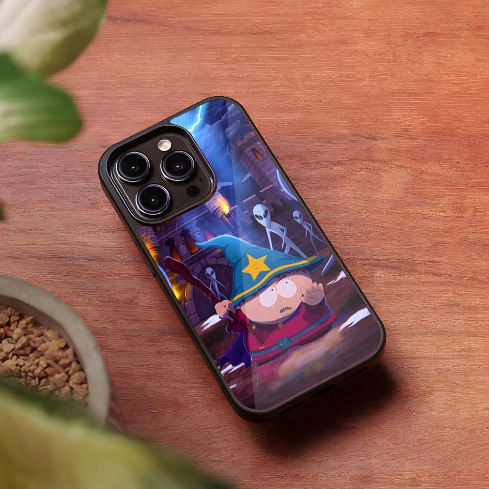 Cartoon S-south Parks Phone Case for Iphone 16 15 14 13 Pro Max 12 11 Mini 7 8 Plus Se Xr X Xs Fundas Shell PC+TPU Cover