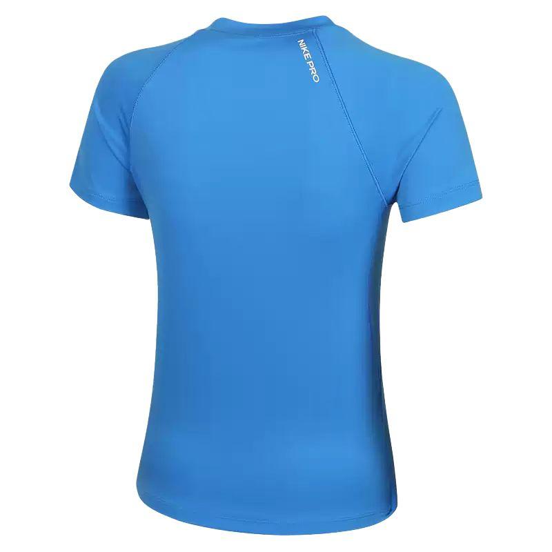 Nike T Shirts Women's Blue Crew Neck Moderate FV7843-435