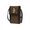 MLB Monogram Series Boston Red Sox Vintage All Over Print Shoulder Crossbody Bag Unisex bags Brown 3ACRH011N-43BGD