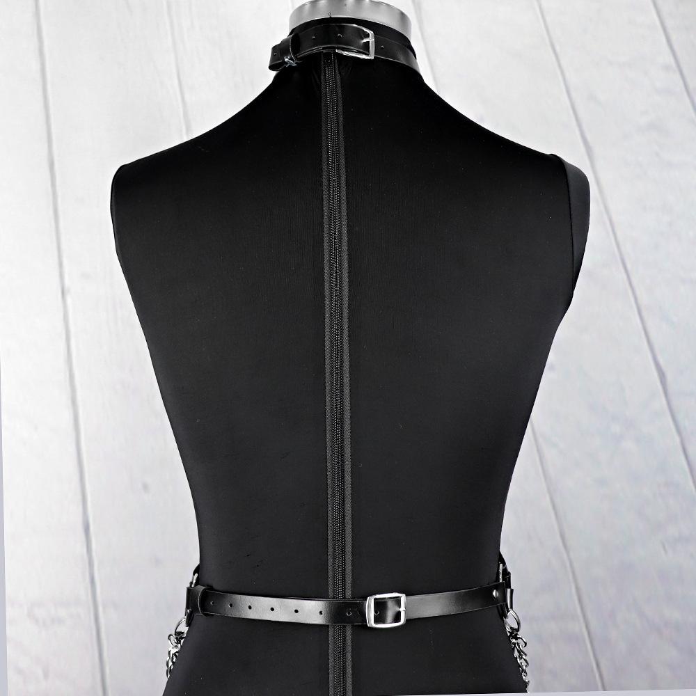Goth Punk Body Sexy Chain Harness Woman Fashion Belts for Women Festival Clothing Goth Accessories