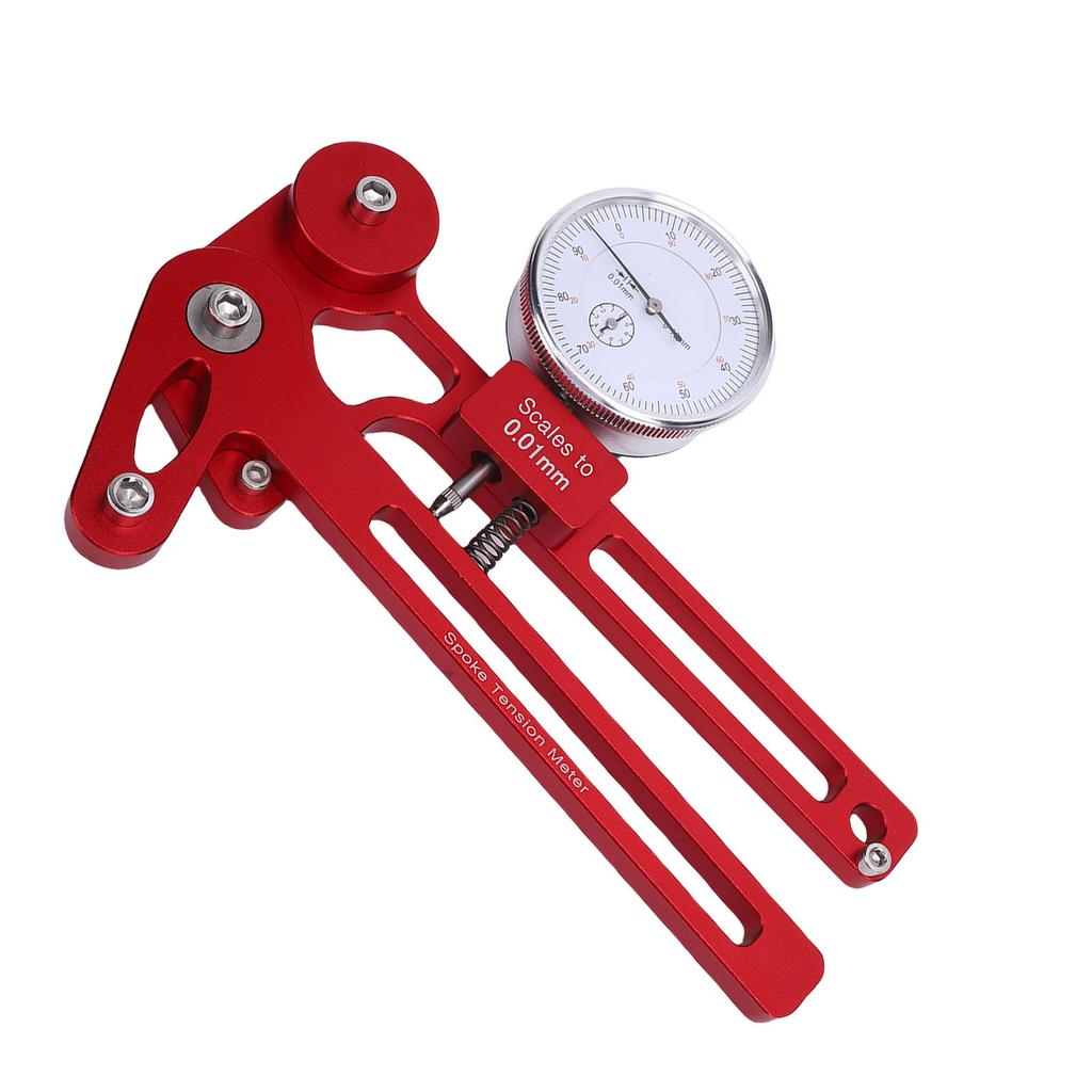 Bike Wheel Spoke Tension Meter Alloy Rugged Bike Wheel Rim Alignment Meter for Repairing