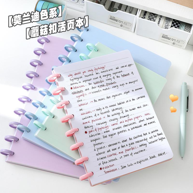 Cross-Border Exclusive 2026 Mushroom Button A5 Loose-Leaf Planner