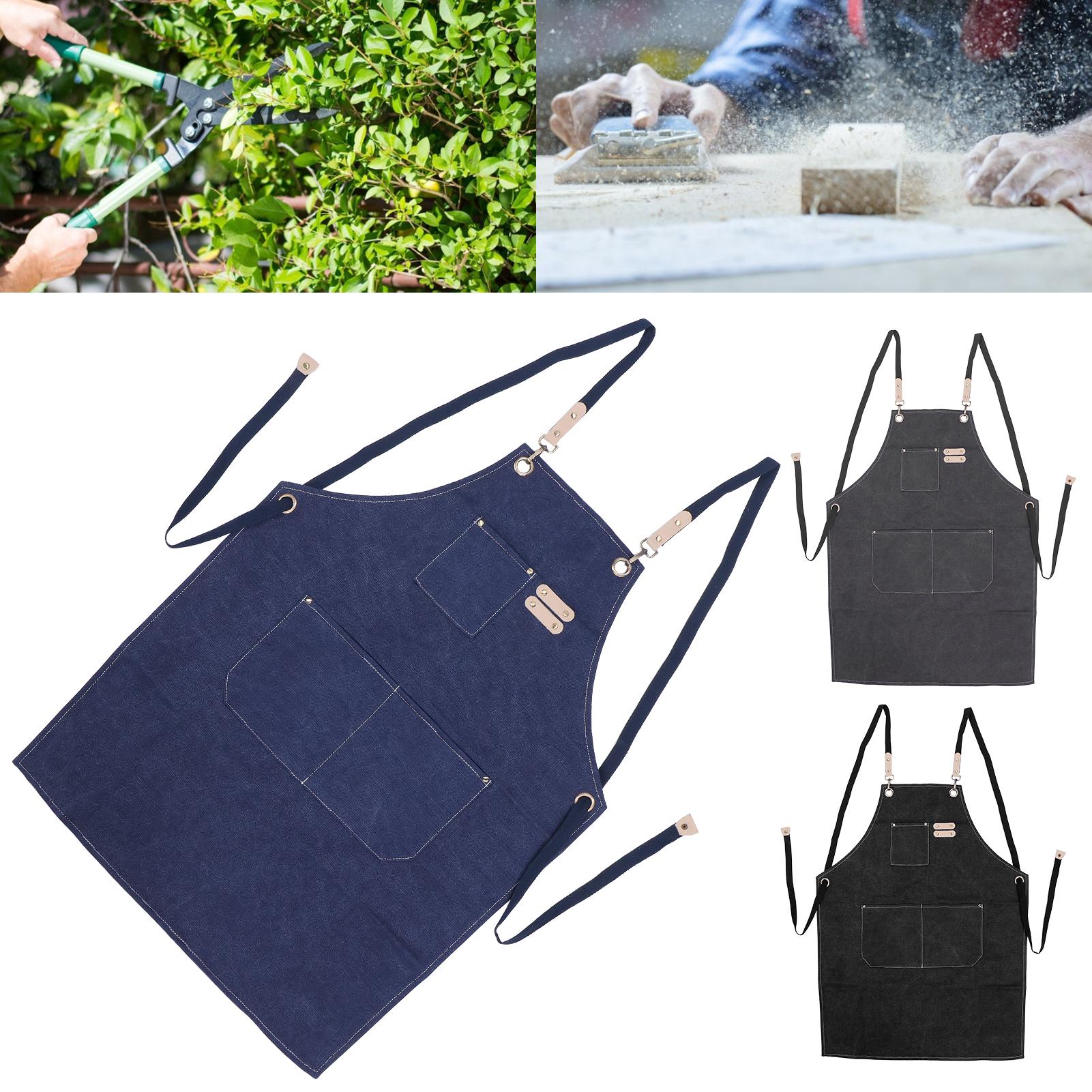 Фартук из хлопкового полотна с регулируемой спинкой — фото 11