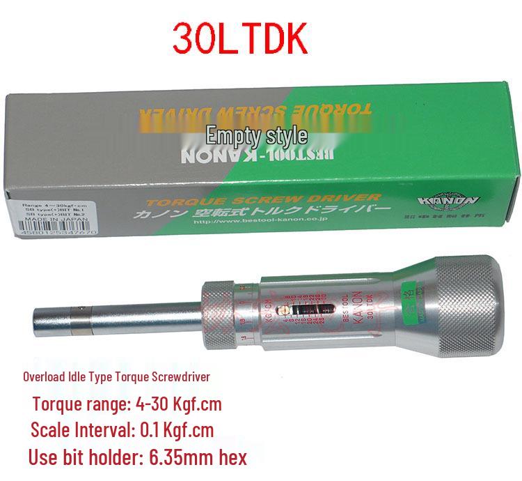 Kanon Torque Screwdriver 30LTDK/50LTDK by Nakamura Japan 12LTDK