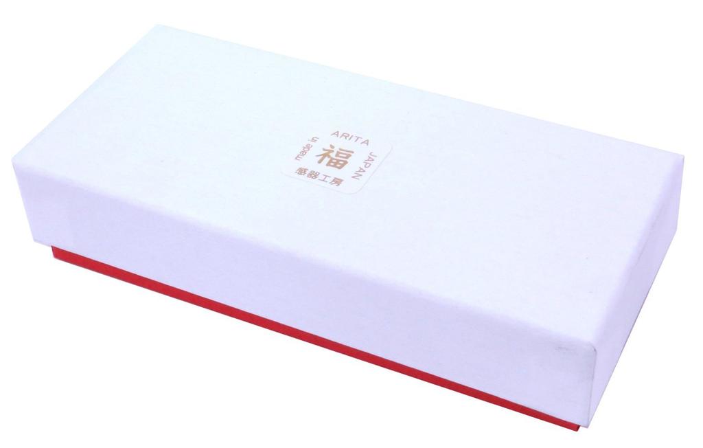 Hasami ware Kyosen Kiln Peach Chopstick Rest Set and 18570 (presentation box) (White Pink)