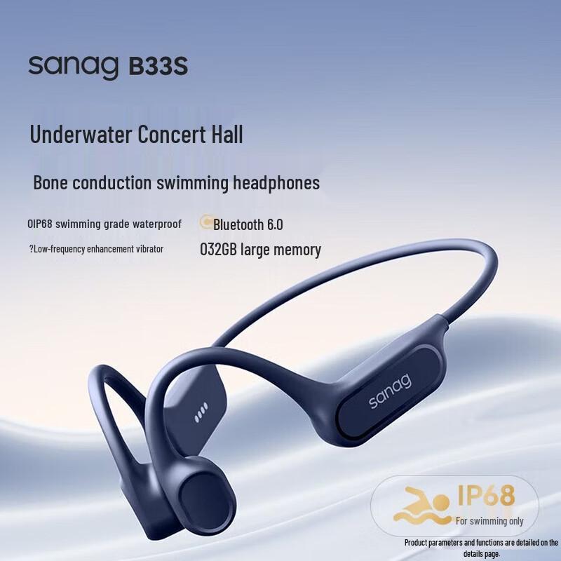 

SANAG B33S 32GB Waterproof Bone Conduction Sports Headphones