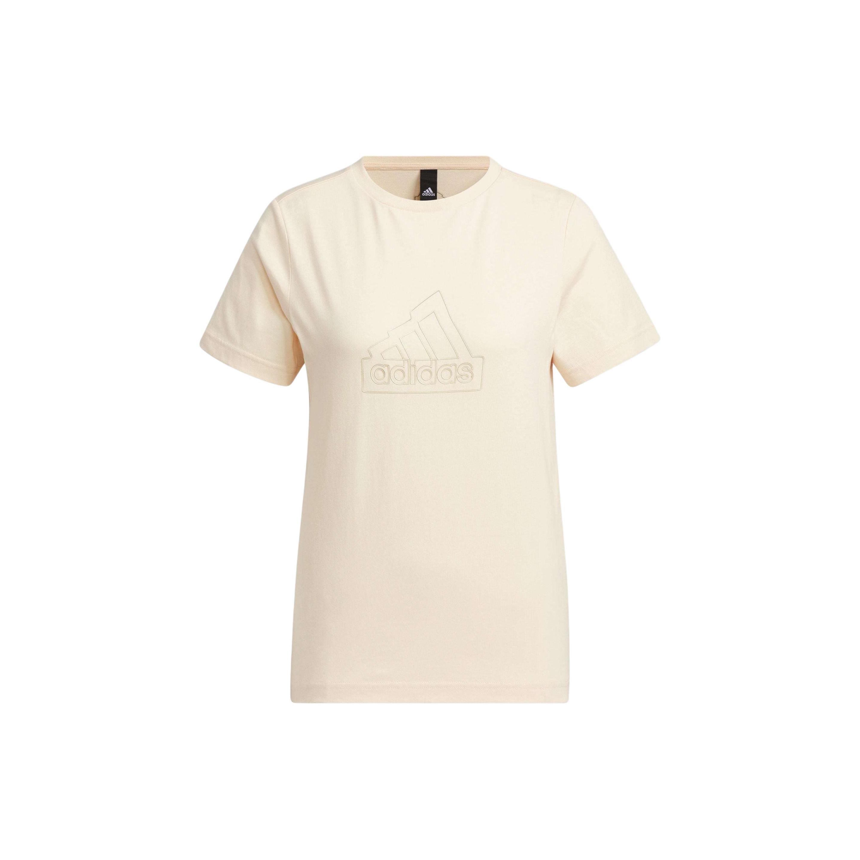 

New Adidas T Shirt Women s Sandy Brown IM8839 M