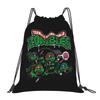 Custom Ninjas Turtles Drawstring Backpack Sports Gym Bag for Men Women Superhero Training Sackpack