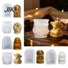Angel Candle Craft Mold Jesus Silicone Mold, DIY Buddha Skeleton Holy Family Making Figurine Gypsum Cement Clay Epoxy Resin Casting