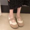 Women Flats Mary Jane Canvas Sandals Spring Summer Walking Shoes Designer Flat Casual Silver Beige Board Shoes Zapatos Mujer