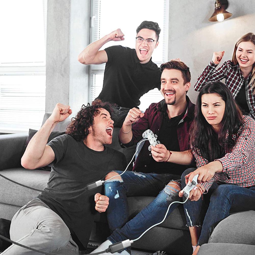 Nylon Braided USB 3.0 Male to Female High-Speed Data Extension Cable for Computer, Hard Drive, Camera, Printer