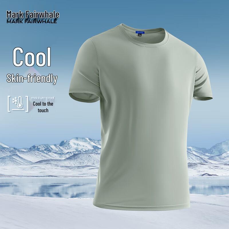Mark Fairwhale Men s Ice Silk Short Sleeve T-Shirt L