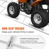Aluminum Ramps, 1500 Lbs, Tri-Fold Ramp with Load Straps, Folding Loading Ramp for Motorcycle, Tractor, ATV/UTV, Trucks, Lawn Mower, Snow Blower, 77"L