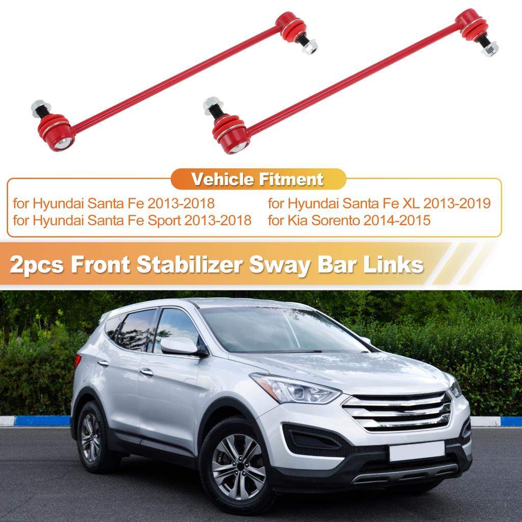 UXCELL No.K750659 2pcs Front Sway Bar Links Stabilizer Link Kit for Hyundai Santa Fe 2013-2018