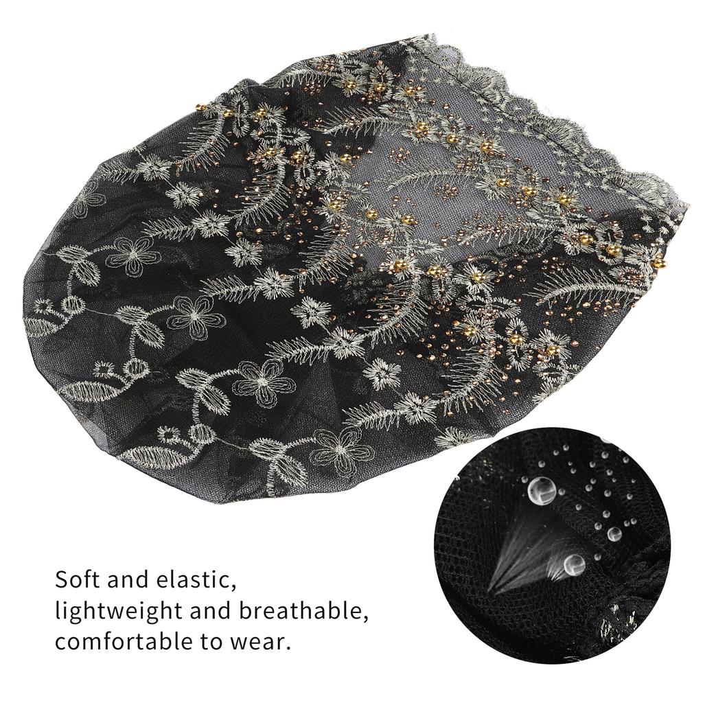 Turban Head Wraps Stylish Elegant Embroidered European Retro Hat for Women