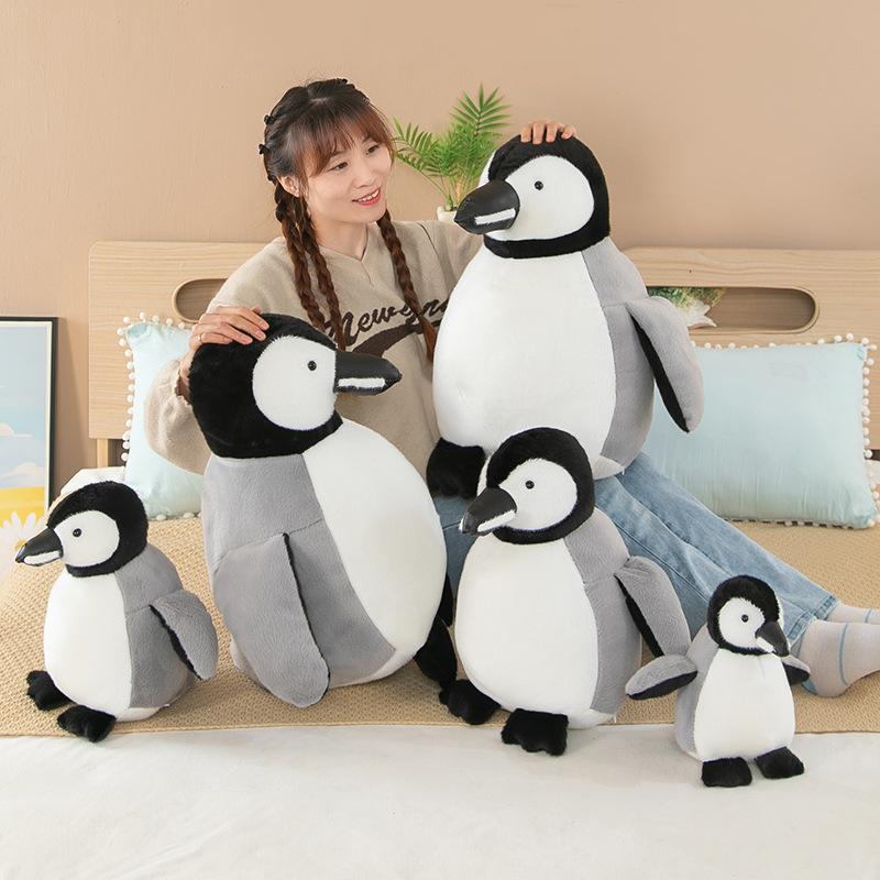 Plush Penguin Toy Cartoon Animal Stuffed Doll Room Sofa Decoration Kids Gift