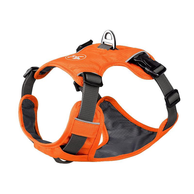 

Pet chest strap explosion-proof reflective vest type dog chest strap medium and large dog leash XXS Bust 33-43 Neck 27-32.5CM
