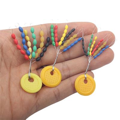 Space Beans Oval Fishing Float Bobber Stopper Fishing Float Bean Space Float Sinkers Stops Line Stoppers Beads