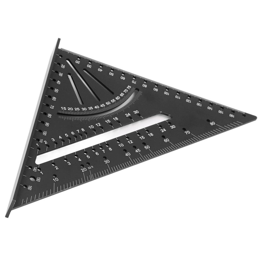 Aluminum   Ruler Clear Accurate Scales 30 degrees  45 degrees  60 degrees    90 degrees  Right Angle Ruler for Woodworking