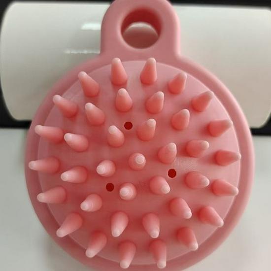Japanese Silicone Scalp Massage Shampoo Brush & Comb