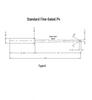 Fine Runner EDM Copper Electrode: Submerged Gate Purple Copper Rod