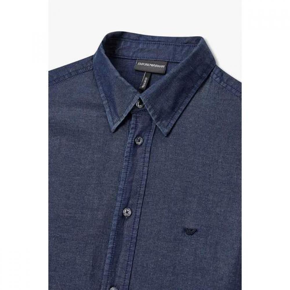 Emporio Armani Men S Regular Fit Denim Shirt A516104016
