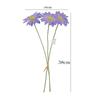 3pcs/Set Real Touch Artificial Daisy Flower Fake Chamomile Bouquet Indoor Room Home Vase Decor Fake Flowers Garden Wedding Decor