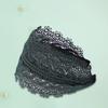 Women Hairband Wide Retro Style Sweet with Teeth Elegant Hair Accessories Anti-slip Lace Embroidered Hair Hoop for Daily Life