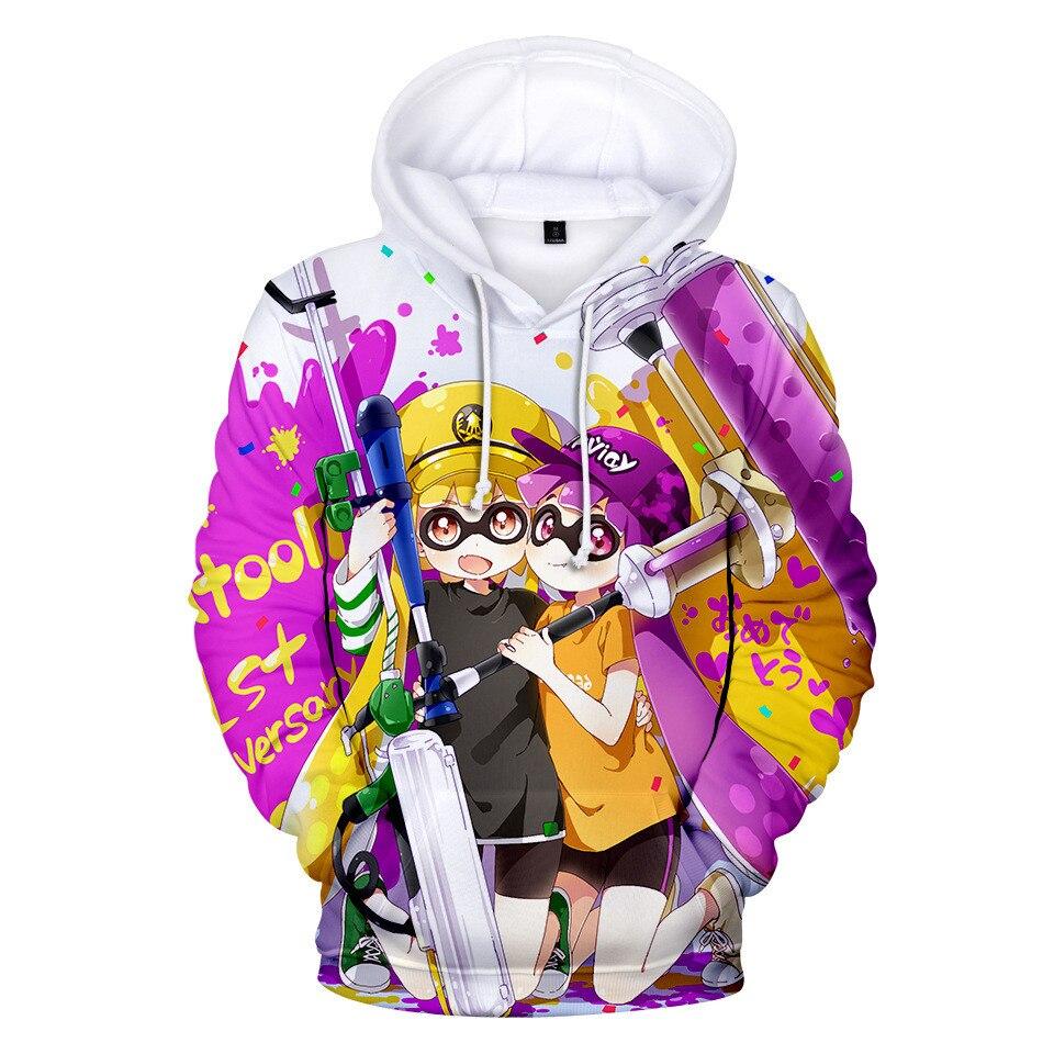 💰Kaufe 3DDruck Hoodie Splatoon Sweatshirt Jungen Mädchen Mode Hoodie