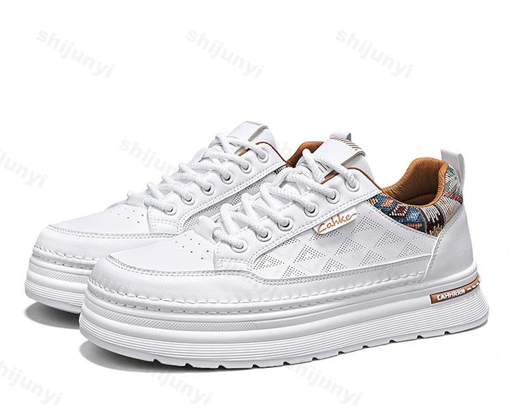 Fashion Men's Fashion Trend Low Top Thick Soled Casual Shoes 2025 Autumn New Versatile Comfortable Non Slip Niche Design Chunky sneakers