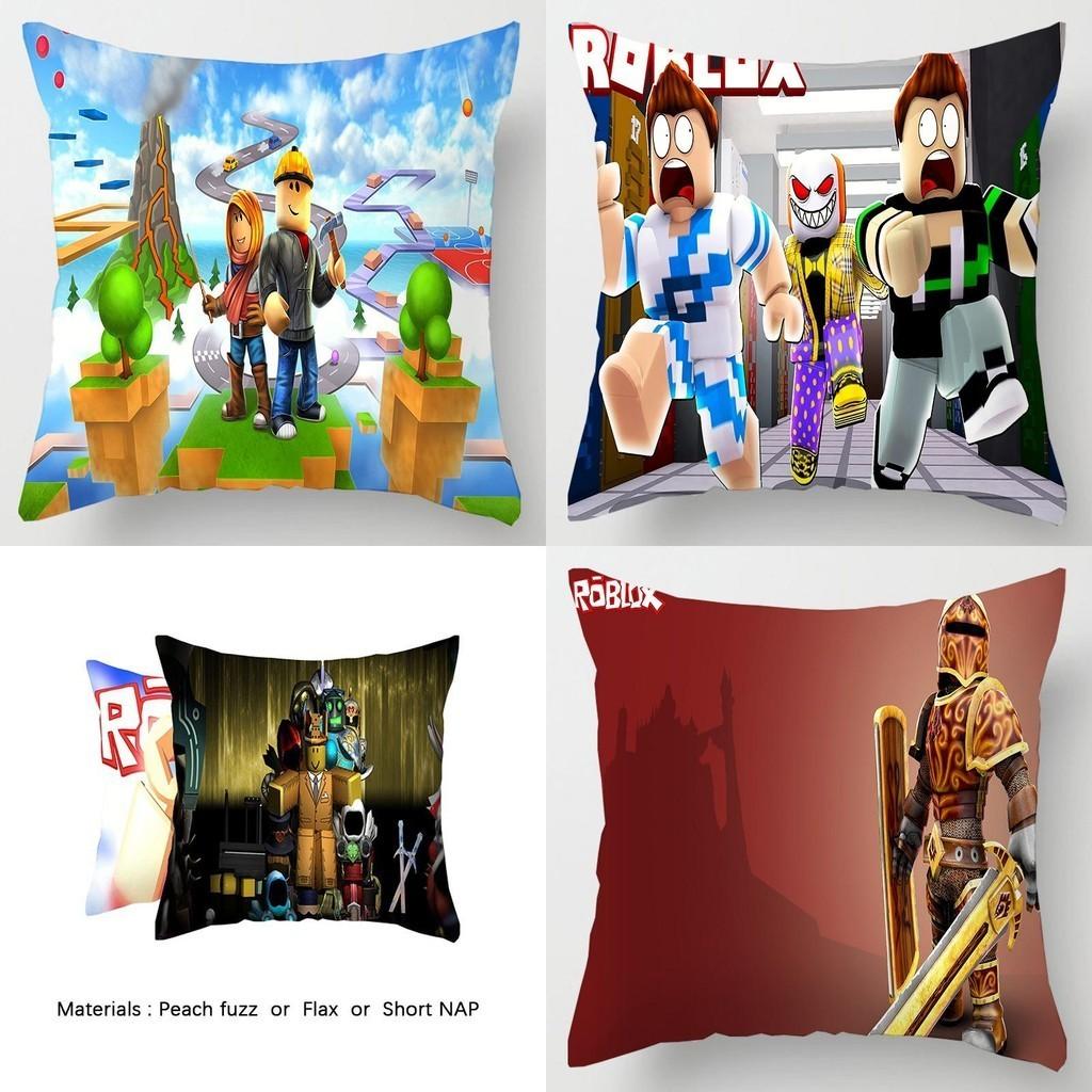 Fronha Aconchegante Temática Roblox Para Decoração de Sofá e Carro