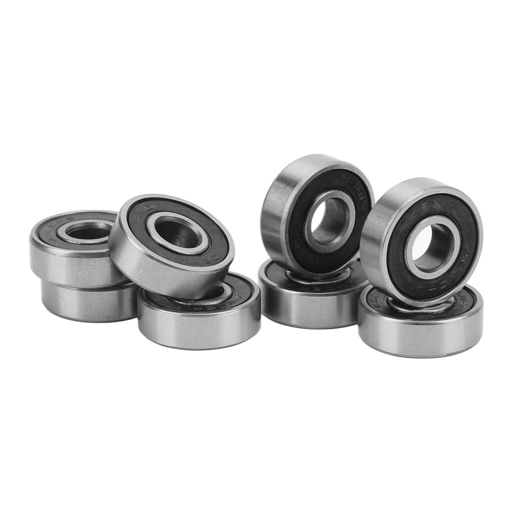 8Pcs 608 ABEC 9 Bring Carbon Steel Sled Brings 8x22x7mm for Roller Skates Dance Boards