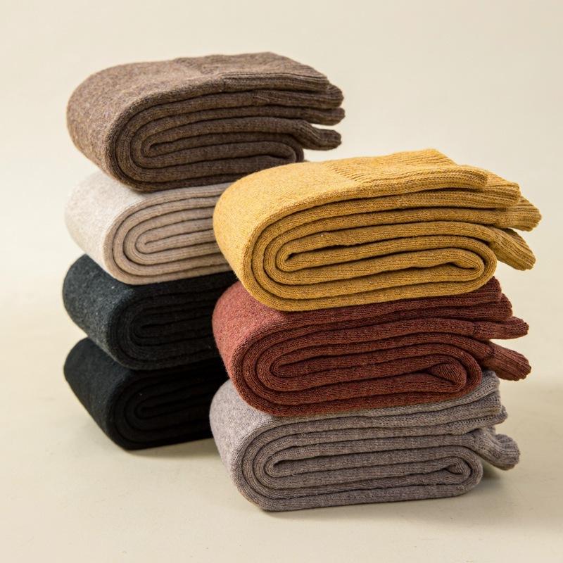 Fall Winter Over The Knee Socks Cotton Warm Knee Calf Support Chic Cozy Crew Socks Fashion Versatile Leg Warmers Bulk Deal