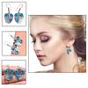 925 Silver Blue London Topaz Sterling Gemstone Earring Earrings Jewelry