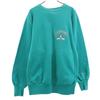 90s Old Embroidered Tag Made In USA SLIPPERY ROCK Long Sleeve Reverse Weave Sweatshirt Trainer Men's Used